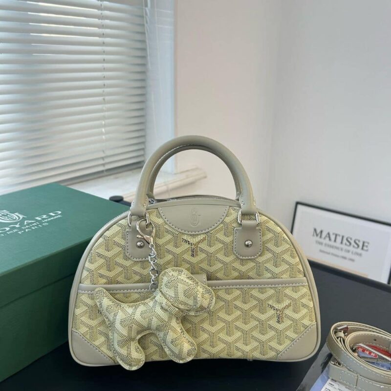 Alternative view of GOYARD SAINT JEANNE BAG COATED CANVAS BEIGE 27CM