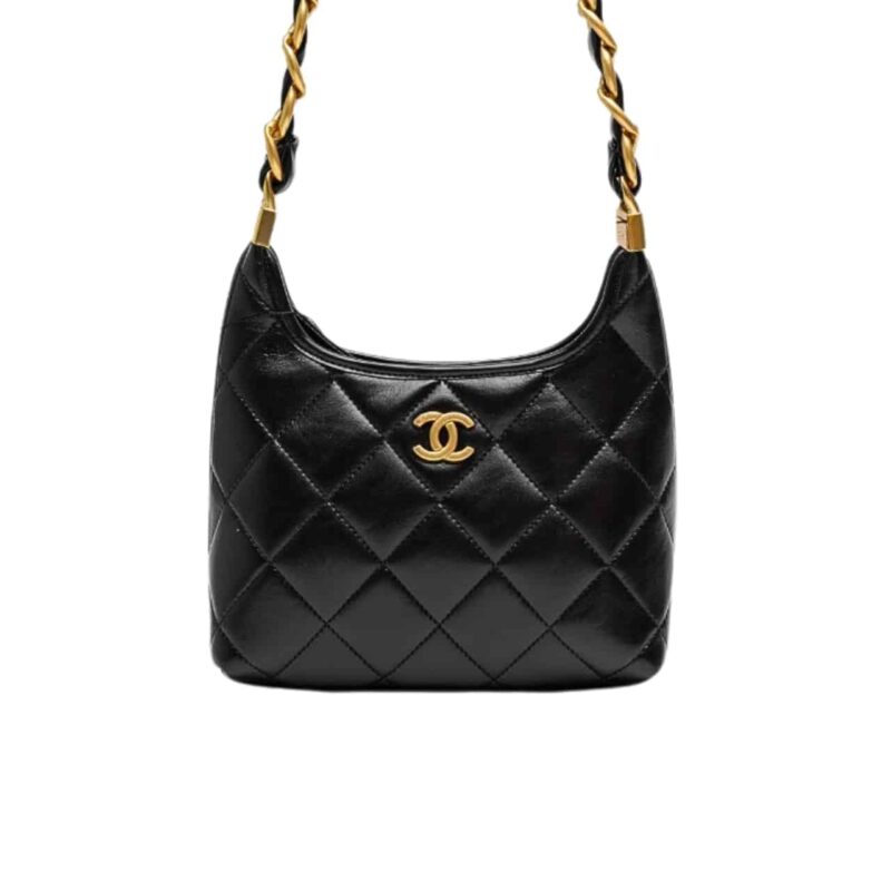 CHANEL GABRIELLE BAG BLACK 22CM
