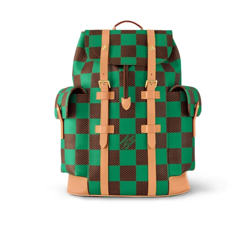 LOUIS VUITTON RUNWAY CHRISTOPHER MM BACKPACK GREEN 44CM N40564