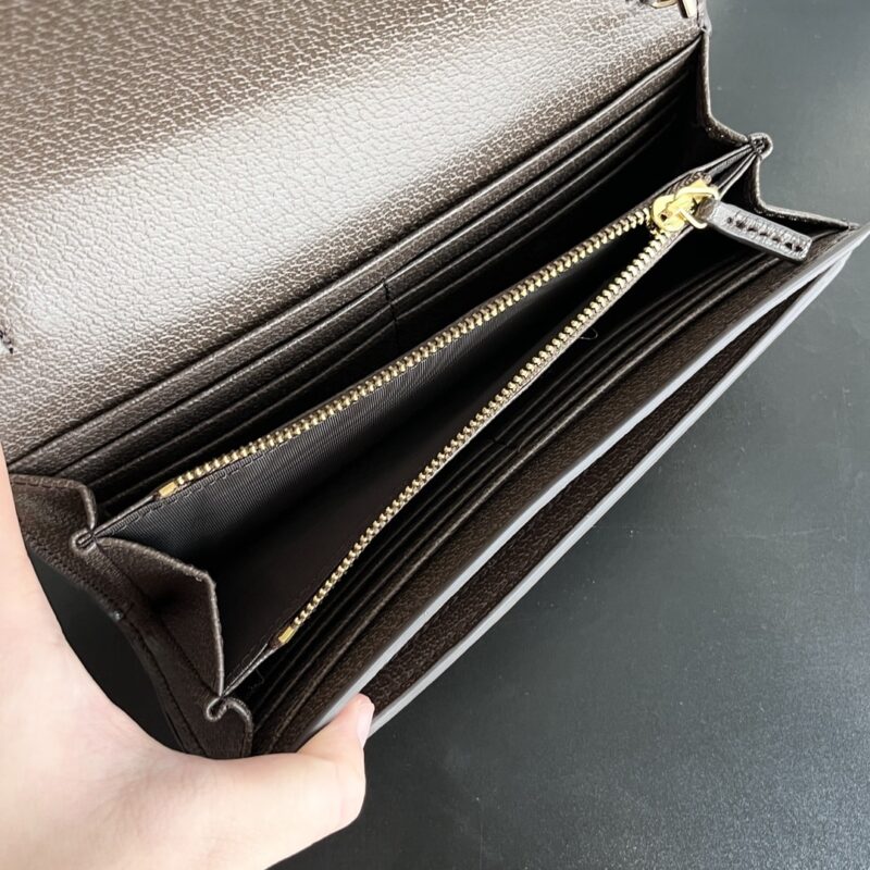 Alternative view of GUCCI BLONDIE CONTINENTAL CHAIN WALLET BEIGE 21CM ‎‎725215 K9GSG 8358