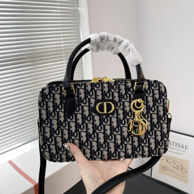 Alternative view of DIOR MY DIOR MINI DOCTOR BAG BLUE OBLIQUE JACQUARD 21CM S2349UTZQ M928