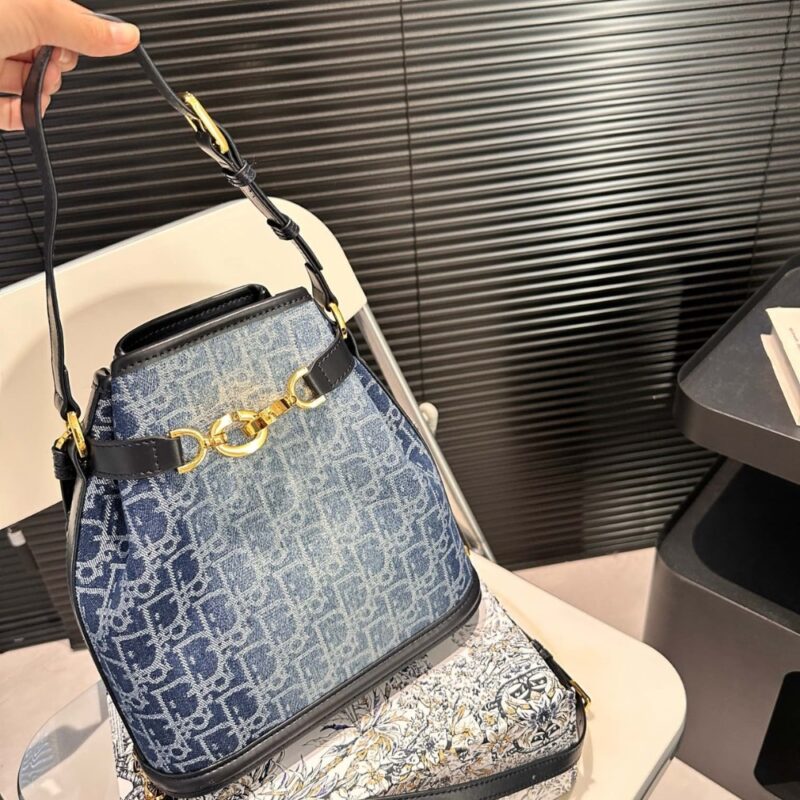 Alternative view of DIOR MEDIUM C'EST DIOR BAG BLUE DENIM 24CM M2271UDCE M49E