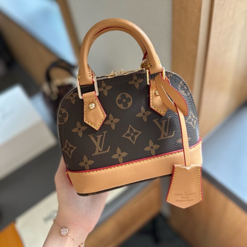 Alternative view of LOUIS VUITTON ALMA NANO BAG MONOGRAM BROWN 18CM M82717