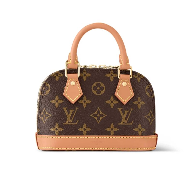 LOUIS VUITTON ALMA NANO BAG MONOGRAM BROWN 18CM M82717