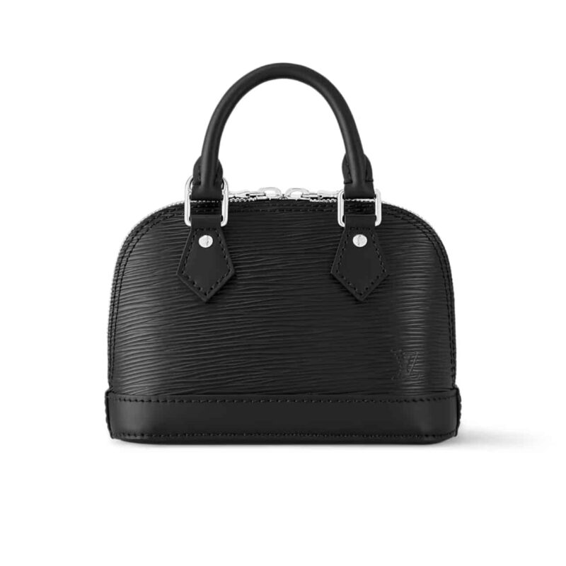 LOUIS VUITTON NANO ALMA BAG BLACK 18CM M81945