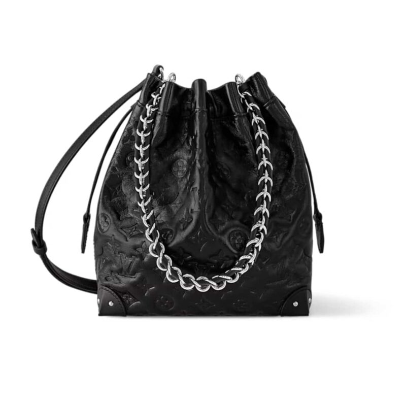 LOUIS VUITTON NOÉ TRUNK PM BAG COUSSIN BLACK 20CM M13484