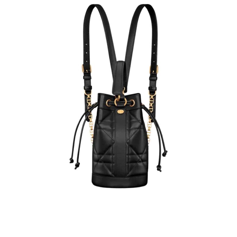 DIOR SMALL BACKPACK SUPPLE MAXICANNAGE BLACK 15CM M3350UHOW M900