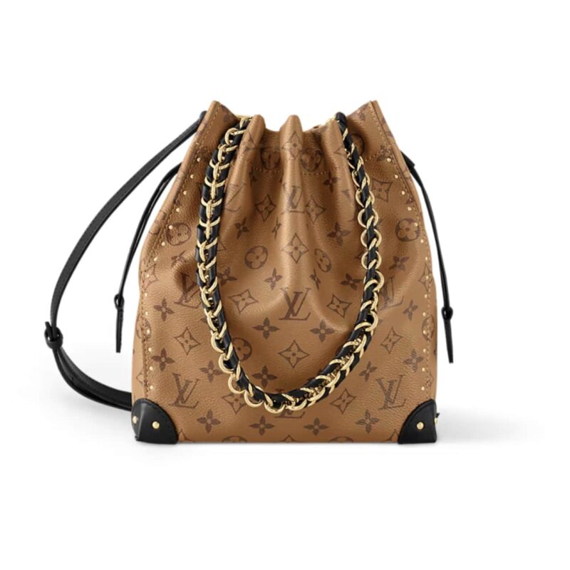 LOUIS VUITTON NOÉ TRUNK PM BAG MONOGRAM REVERSE BROWN 20CM M13324