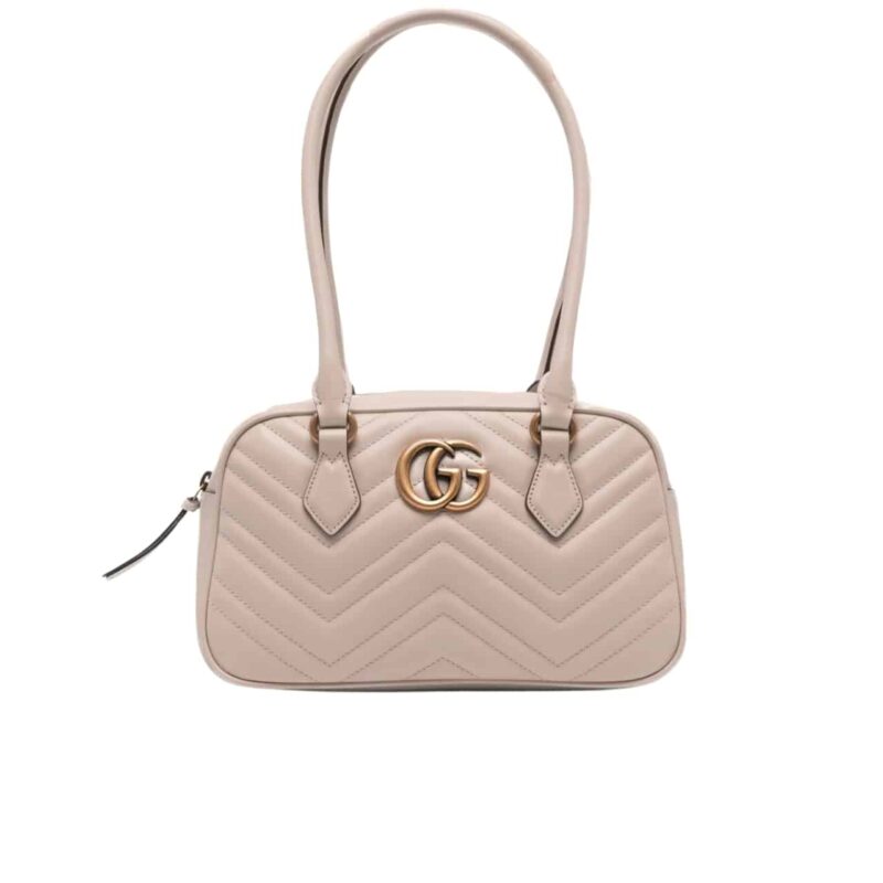 GUCCI MARMONT SMALL TOP HANDLE BAG PINK 25CM