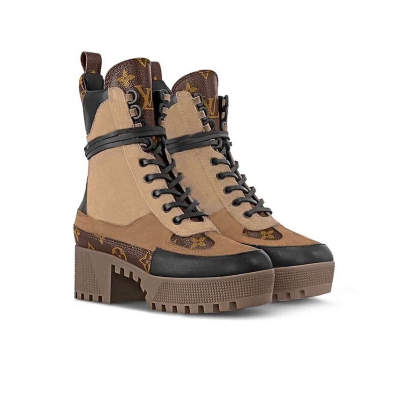 LOUIS VUITTON LAUREATE DESERT BOOT BEIGE 1A4XYG