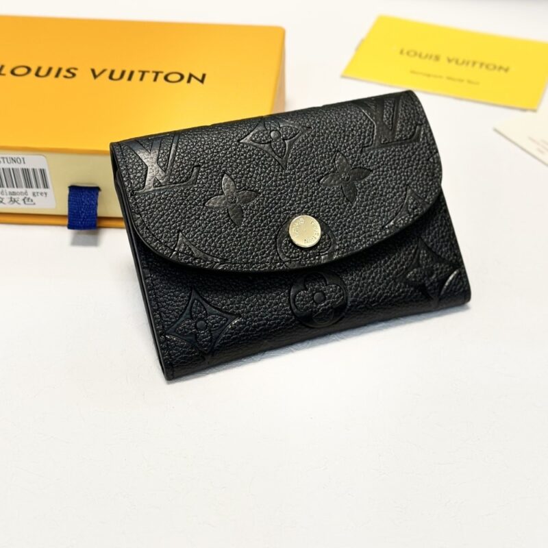 Alternative view of LOUIS VUITTON ROSALIE COIN PURSE BLACK 11CM M81455