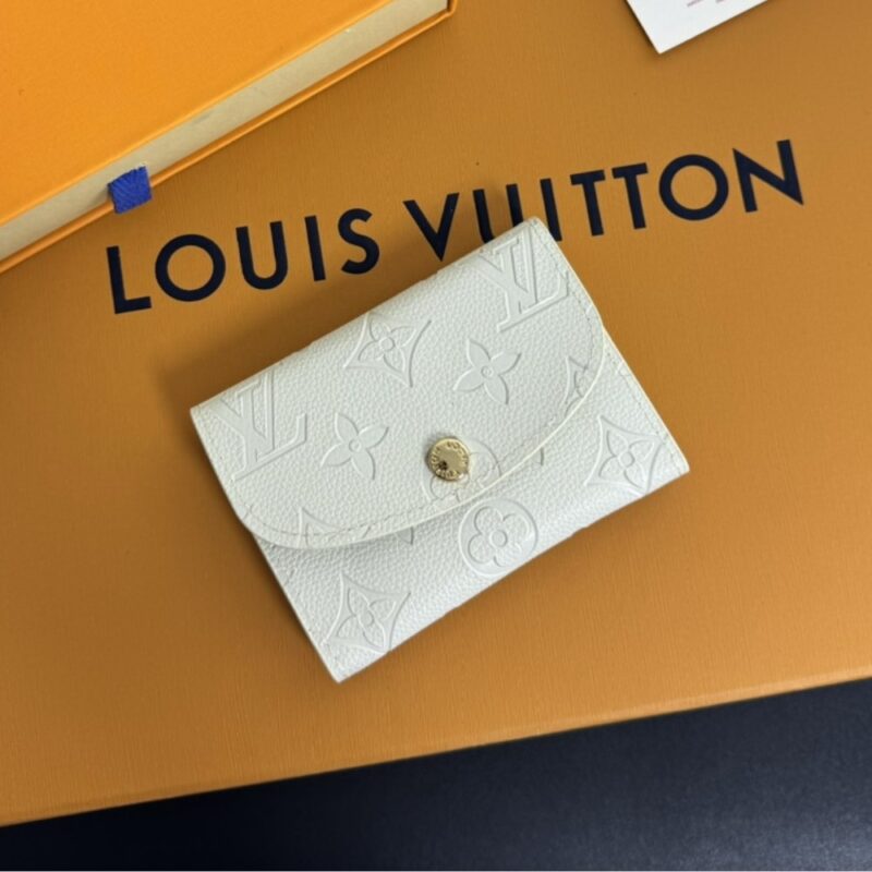 Alternative view of LOUIS VUITTON ROSALIE COIN PURSE WHITE 11CM