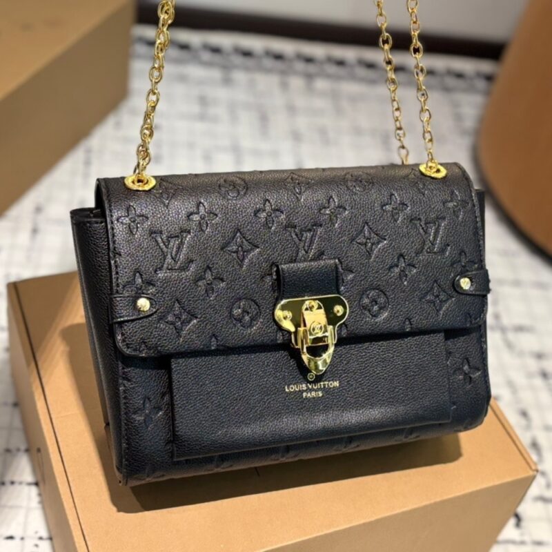 Alternative view of LOUIS VUITTON VAVIN BB BAG BLACK 25CM M44550