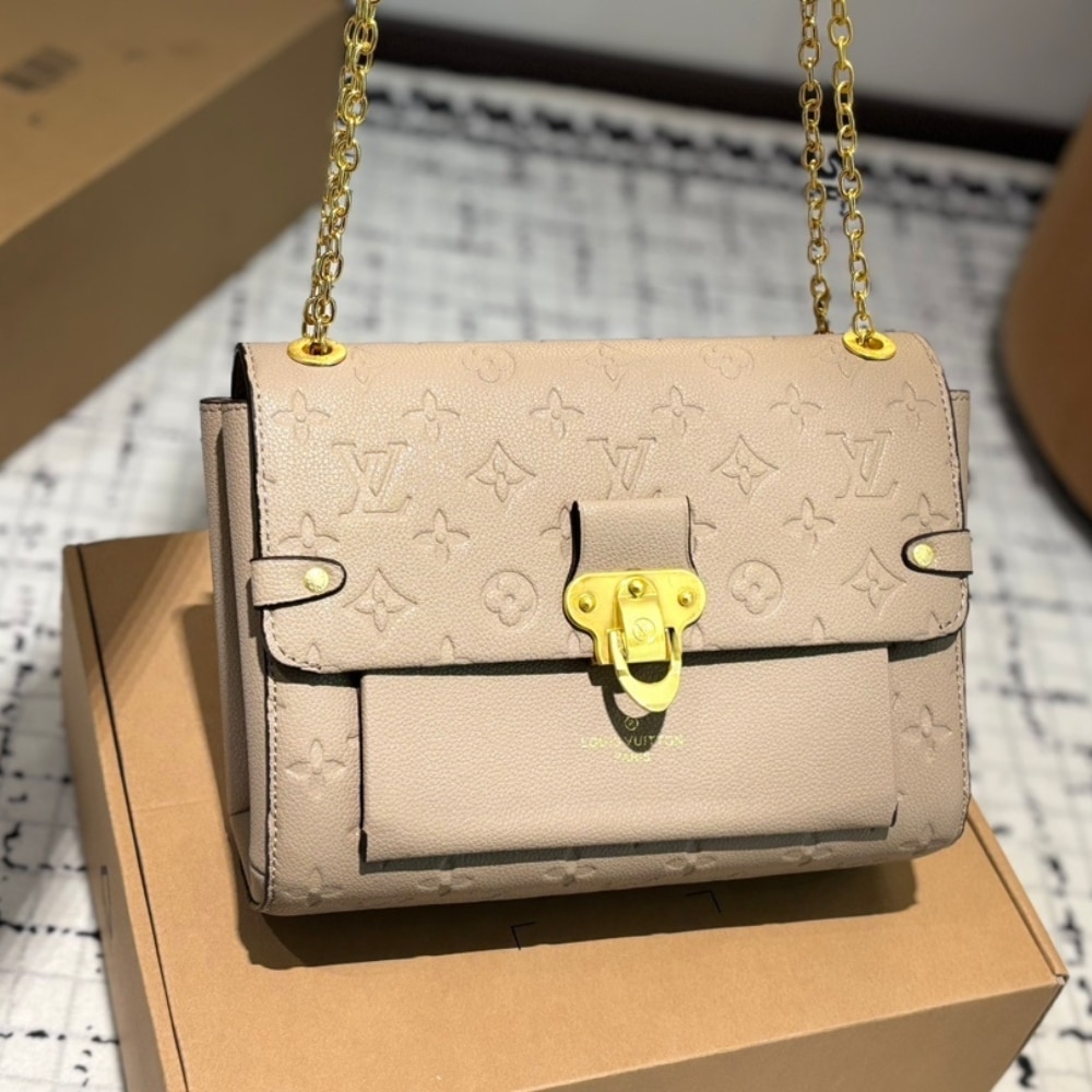LOUIS VUITTON VAVIN BB BAG BEIGE 25CM - Image 2