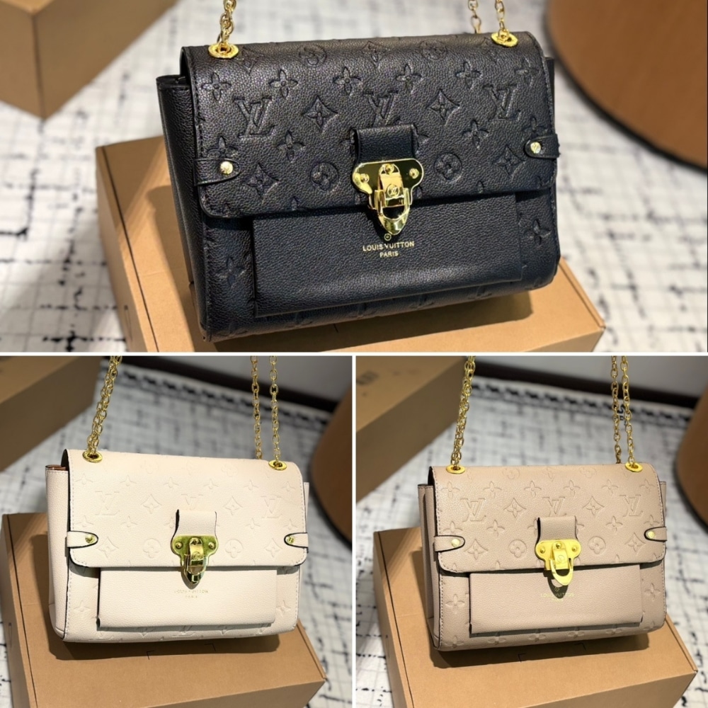 LOUIS VUITTON VAVIN BB BAG BEIGE 25CM - Image 9