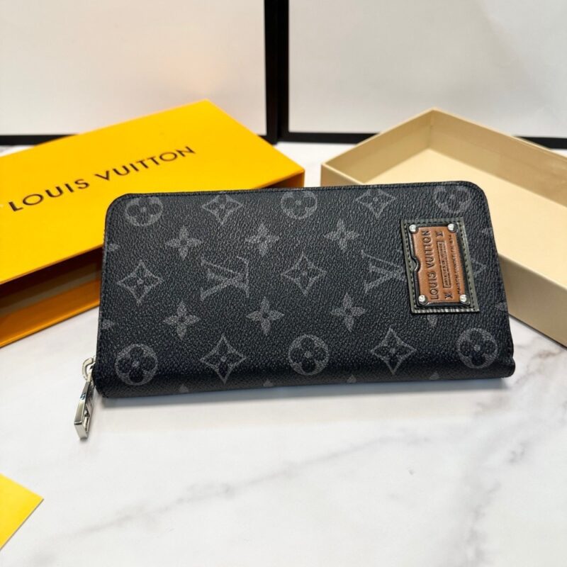 Alternative view of LOUIS VUITTON VERTICAL WALLET MONOGRAM BLACK 20CM