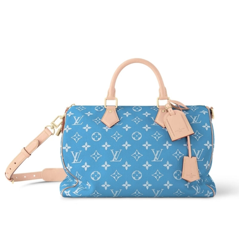 LOUIS VUITTON SPEEDY P9 BANDOULIÈRE 40 BLUE 40CM M11564
