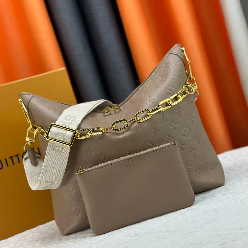 Louis Vuitton Coussin Hobo MM Galet Grey 30Cm M12071 - Image 2