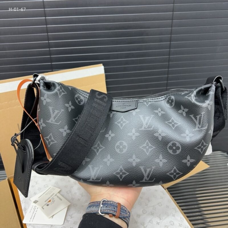 Alternative view of LOUIS VUITTON HAMAC PM BAG MONOGRAM ECLIPSE 28CM M47158