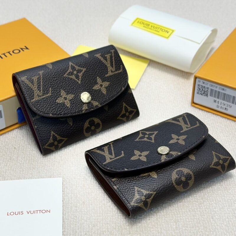 Alternative view of LOUIS VUITTON ROSALIE COIN PURSE MONOGRAM CAVAS ROSE BALLERINE 11CM M62361