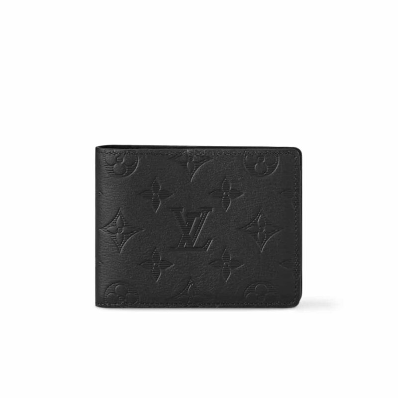 LOUIS VUITTON MULTIPLE WALLET MONOGRAM BLACK 12CM M82072