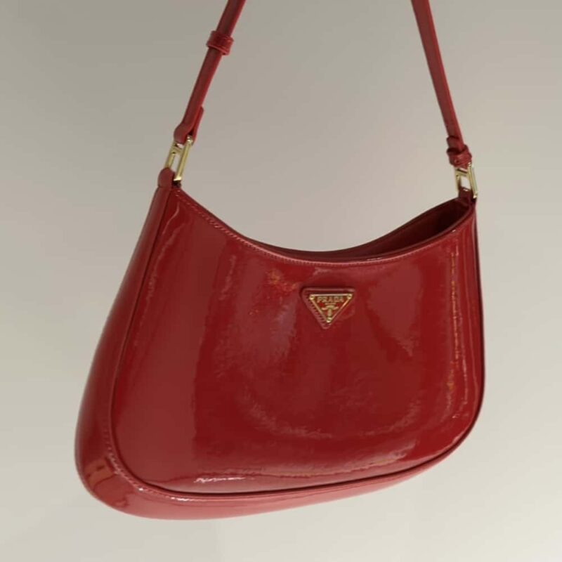Alternative view of GIFT SET: PRADA CLEO BAG CHERRY RED & SAFFIANO SMALL WALLET RED
