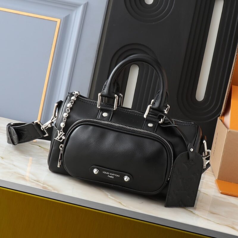 Alternative view of LOUIS VUITTON KEEPALL CARGO BANDOULIERE 25 BLACK 25CM M13988