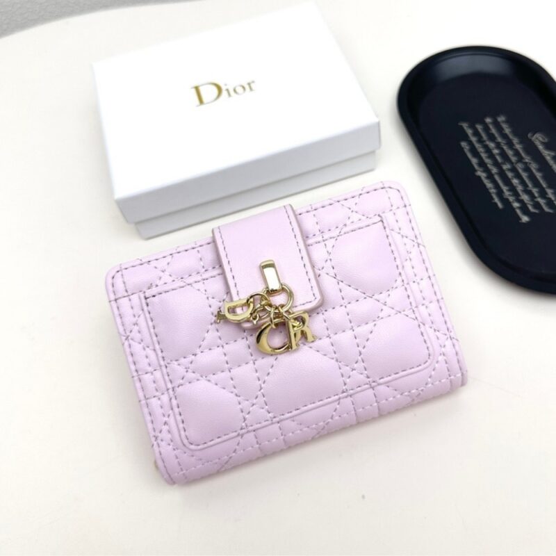 Alternative view of DIOR MY DIOR DITTANY CANNAGE WALLET LIGHT PURPLE 13.5CM