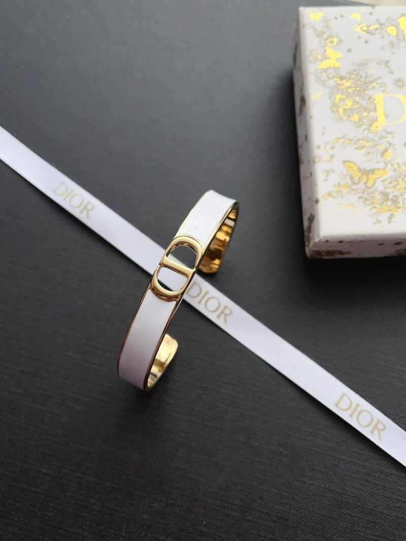 Alternative view of DIOR THIN BRACELET 30 MONTAIGNE GOLD WHITE B2623WOMLQ D301