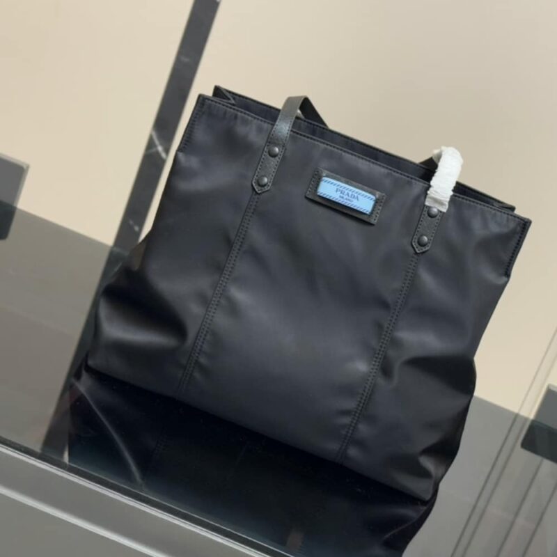 Alternative view of PRADA ETIQUETTE TOTE BAG BLACK 38CM