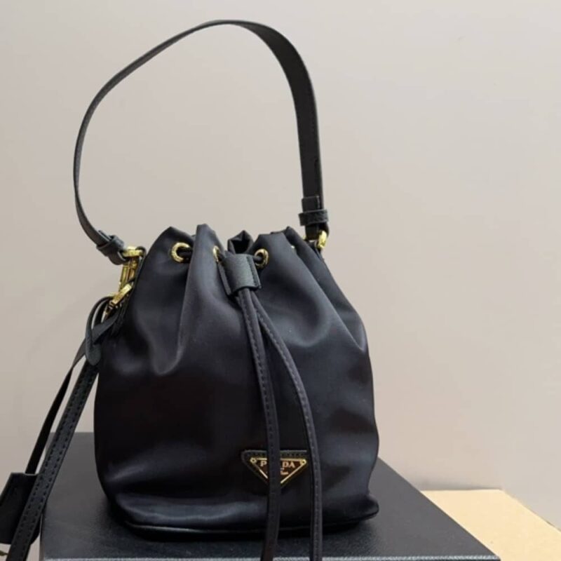 Alternative view of PRADA RE EDITION 1978 RE NYLON MINI BAG BLACK 16CM 1BE067 R064 F0002 V WOM