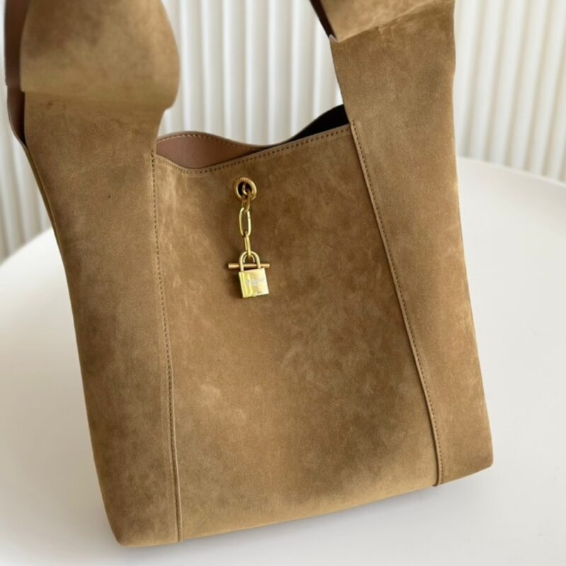 Alternative view of SAINT LAURENT TANGER IN SUEDE BISCUIT BROWN 28CM  773686AAC2F9851