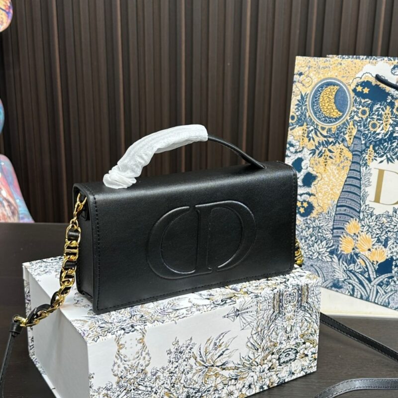Alternative view of DIOR CD SIGNATURE MINI BAG BLACK 21CM