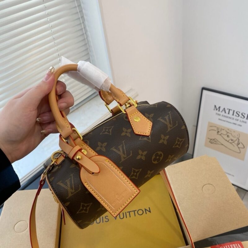 Alternative view of LOUIS VUITTON SPEEDY DATING NANO BAG MONOGRAM BROWN 20CM M13226