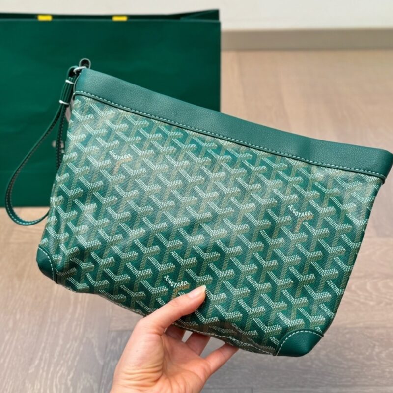 Alternative view of GOYARD CONTI POUCH GREEN 25CM CONTIPPMLTY09CL09P