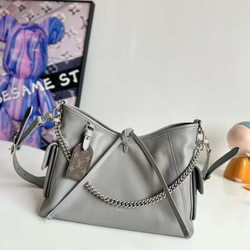 Alternative view of LOUIS VUITTON CARRYALL CARGO VIBE PM GRIS TRIANON 30CM M12579