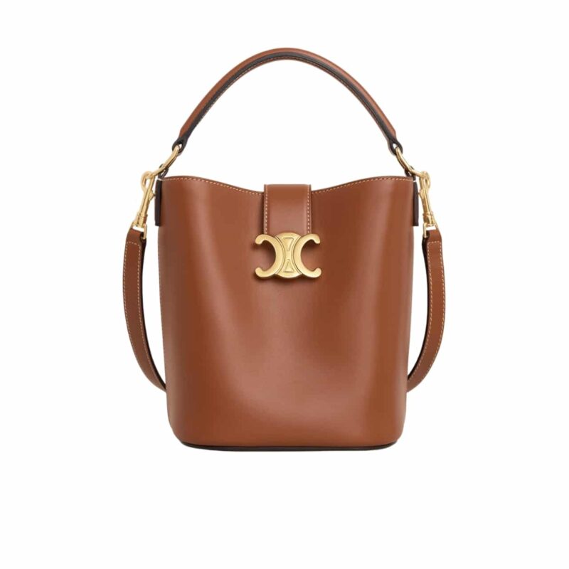 CELINE SMALL LOUISE BAG IN SMOOTH TAN 15CM 119173FX9 04LU