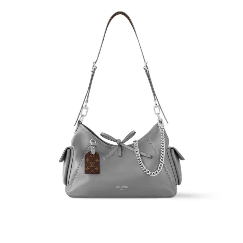 LOUIS VUITTON CARRYALL CARGO VIBE PM GRIS TRIANON 30CM M12579