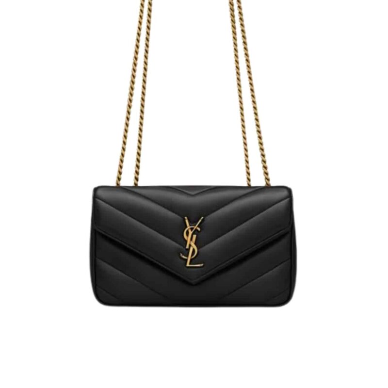 SAINT LAURENT LOULOU SMALL IN MATELASSÉ 24CM 801437AAEAX1000