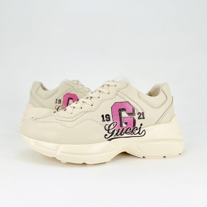 Alternative view of GUCCI WOMEN'S RHYTON TRAINER IVORY 817482 UPG00 9522