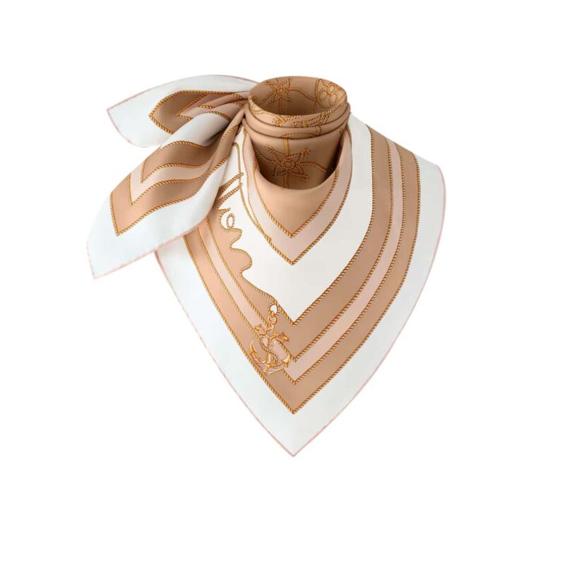 LOUIS VUITTON CORDAGE IN BEIGE ROSE 90CM M79795