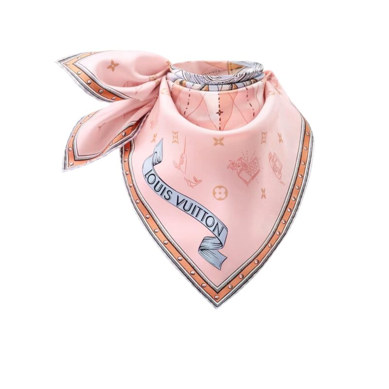 LOUIS VUITTON MAP IN ROSE CLAIR 70CM M79561