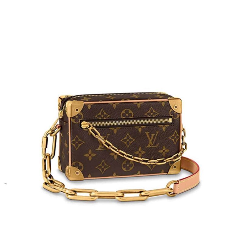 LOUIS VUITTON MINI SOFT TRUNK MONOGRAM BROWN 18CM