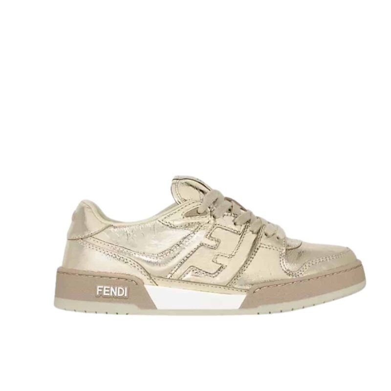 FENDI MATCH SNEAKERS GOLD