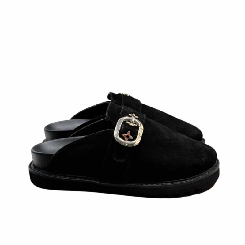 LOUIS VUITTON COSY FLAT COMFORT CLOG BLACK