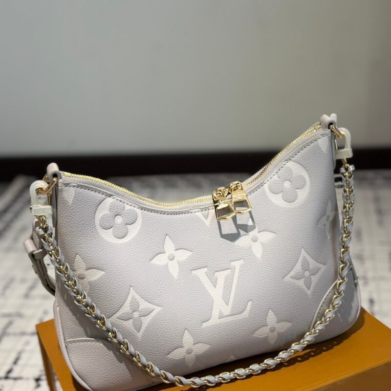 Alternative view of LOUIS VUITTON BOULOGNE BICOLOR MONOGRAM EMPREINTE LEATHER QUARTZ 27CM M14211