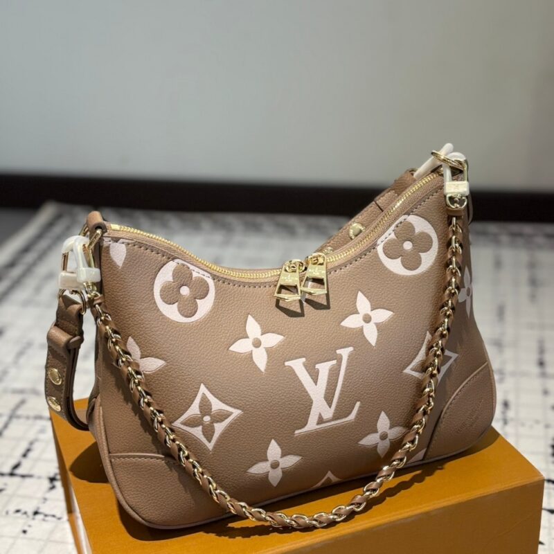 Alternative view of LOUIS VUITTON BOULOGNE BICOLOR MONOGRAM EMPREINTE LEATHER CRÈME 27CM M13224