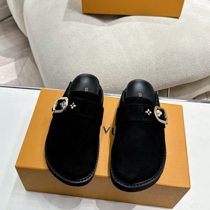Alternative view of LOUIS VUITTON COSY FLAT COMFORT CLOG BLACK