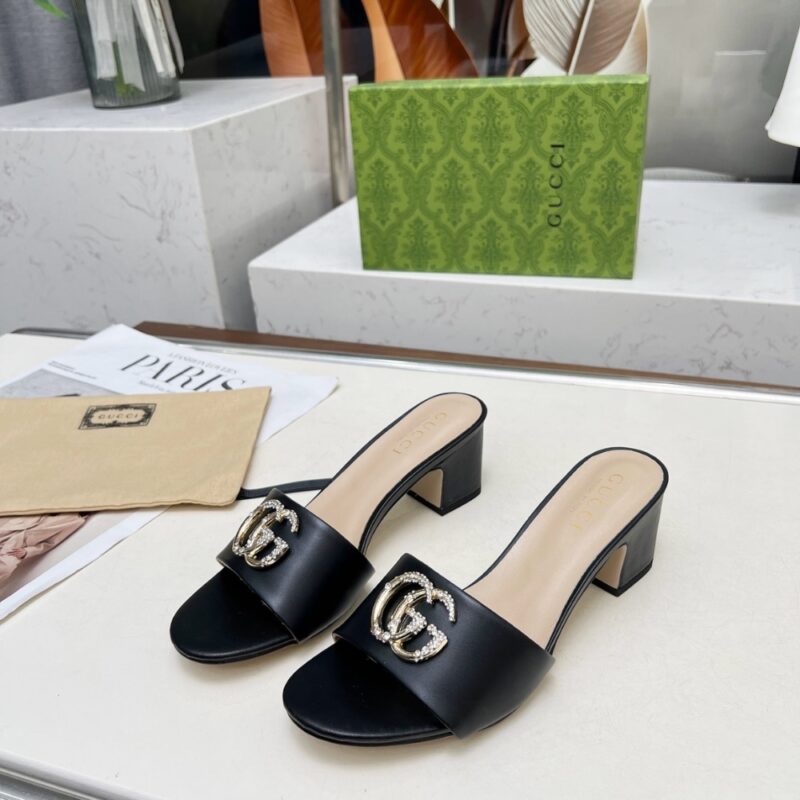 Alternative view of GUCCI NOJUM WOMEN'S SLIDE SANDAL BLACK