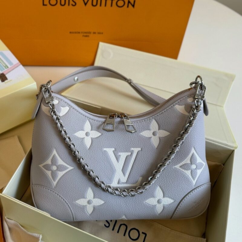 Alternative view of LOUIS VUITTON BOULOGNE BICOLOR MONOGRAM EMPREINTE LEATHER QUARTZ 27CM M14211